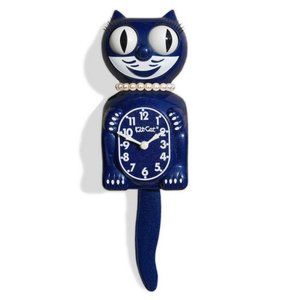 Urban Outfitters Galaxy Blue Lady Kit-Cat Clock
